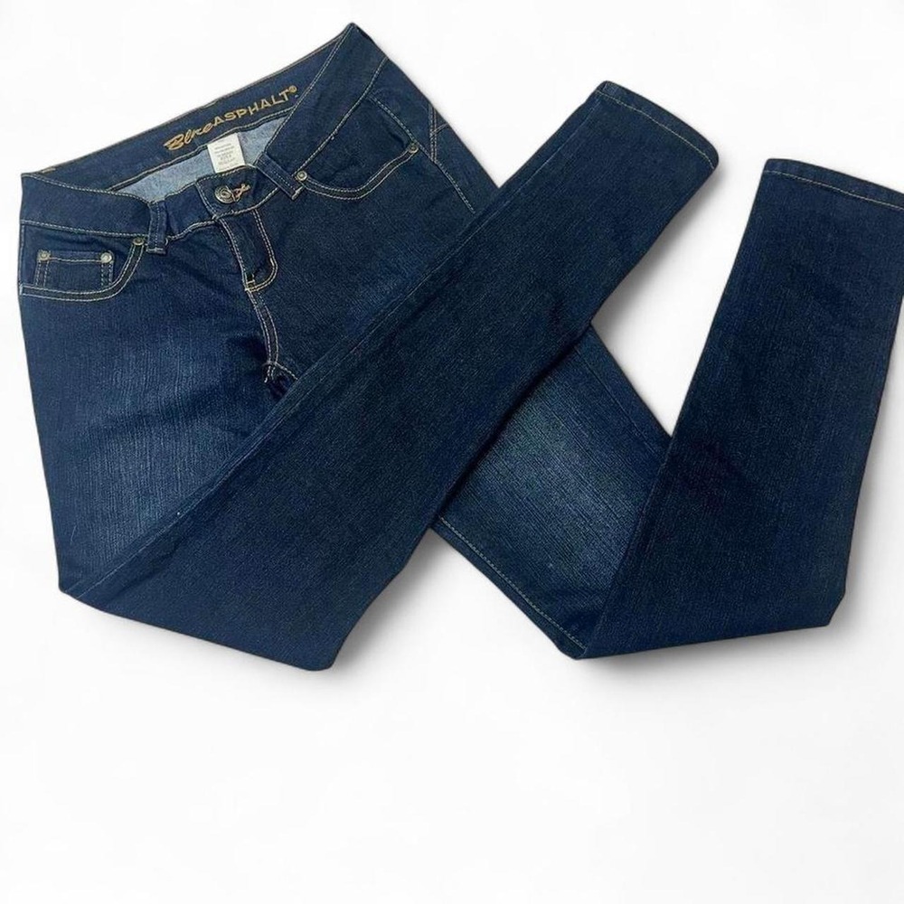 Y2K Dark Blue Stretchy Skinny‎ Jeans